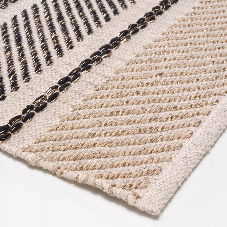 Tapis de salon (90 cm) Silves Noir