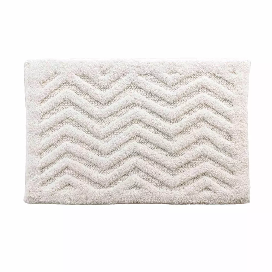 Tapis de bain coton (80 cm) Angelis Blanc