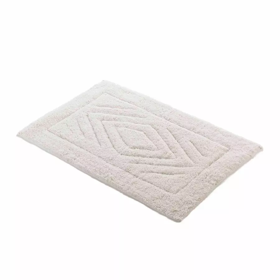 Tapis de bain coton (80 cm) Genovis Blanc