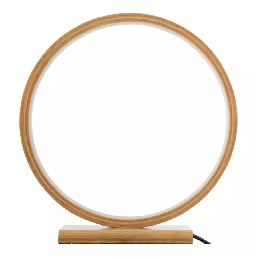 Lampe à poser LED Ronde Bois 4