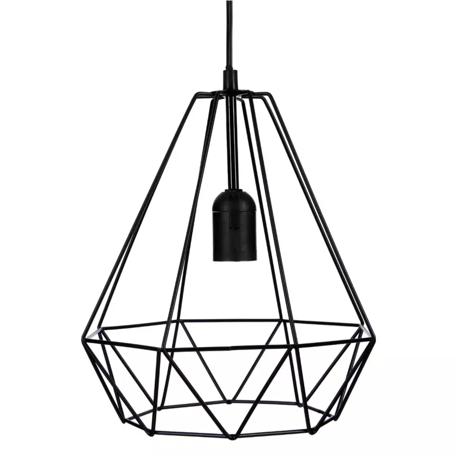 Hanglamp Diamant (29 cm) Zwart 4
