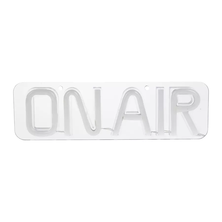 Enseigne lumineuse néon On Air Jaune USB 4
