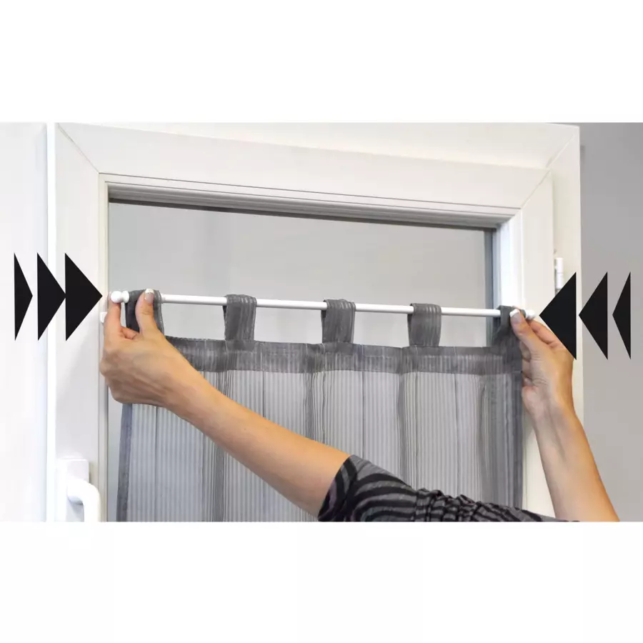 Ausziehbare Stange Fix'vit (30 bis 50 cm) Weiß