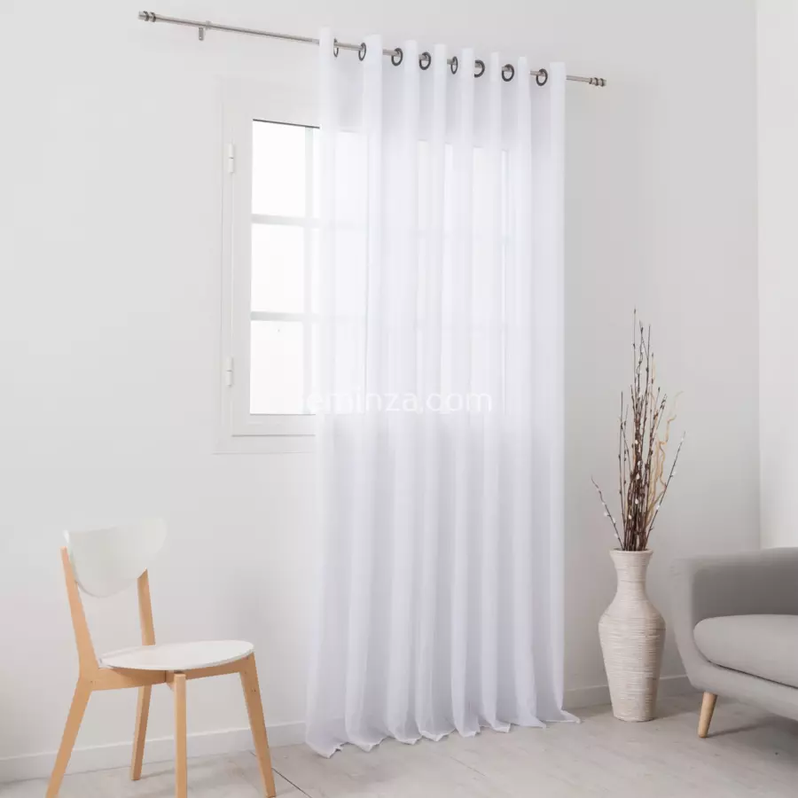 Visillo (300 x Alto 240 cm) Givrée Blanco 4