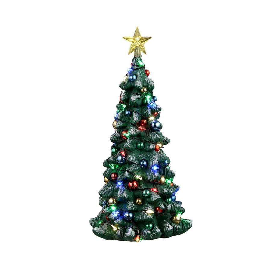 Accessoires Lemax Verlichte  besneeuwde kerstboom