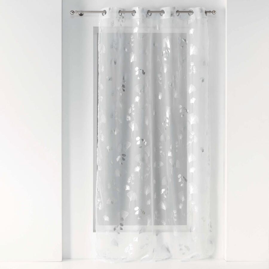 Tenda trasparente (140 x 240 cm) Bloomy Bianco 5
