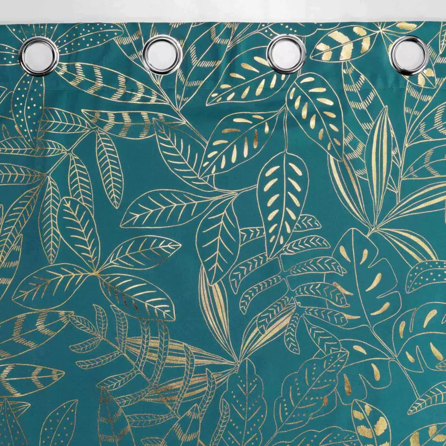 Cortina  semi-opaca(140 x 260 cm) Belflor Verde esmeralda 5