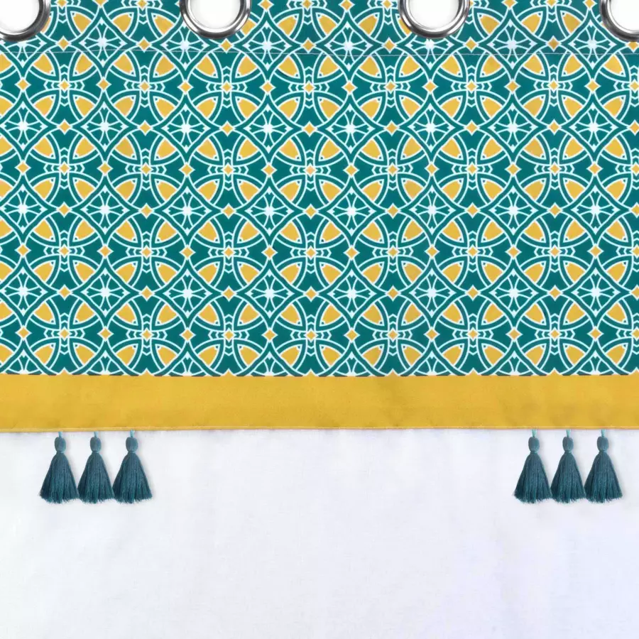 Visillo (140 x 240 cm) Callao Azul trullo 4