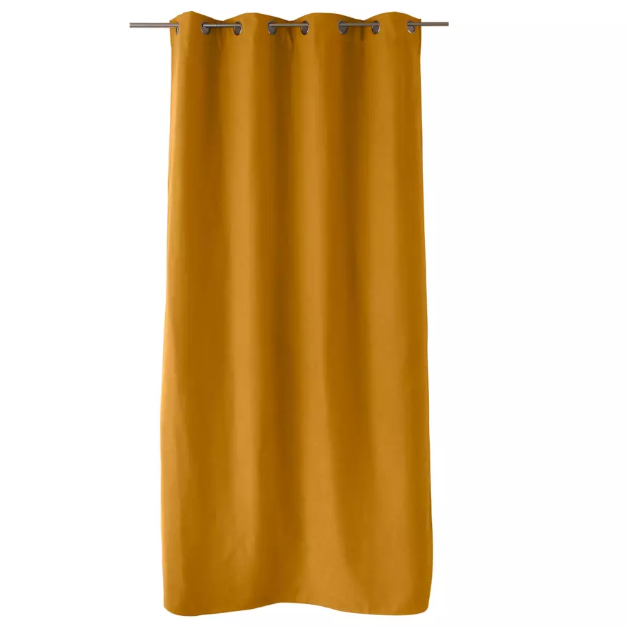 Rideau occultant isolant (135 x 240 cm) Nordica Jaune moutarde 5
