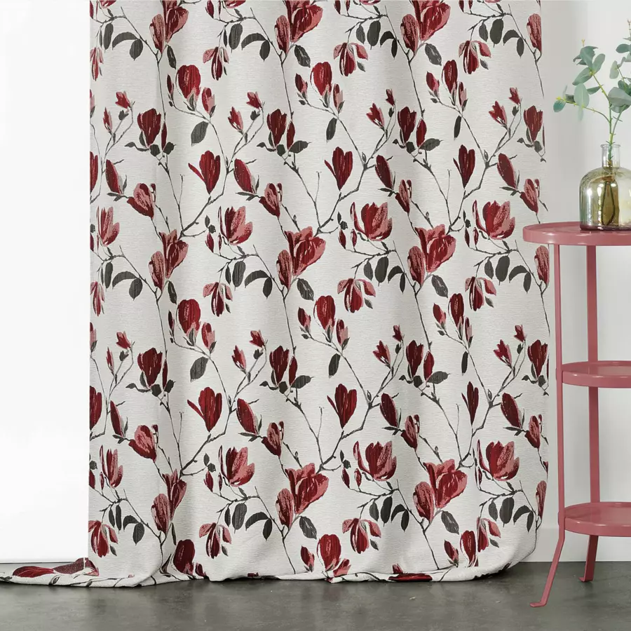Rideau (135 x 250 cm) Magnolia Rouge 4