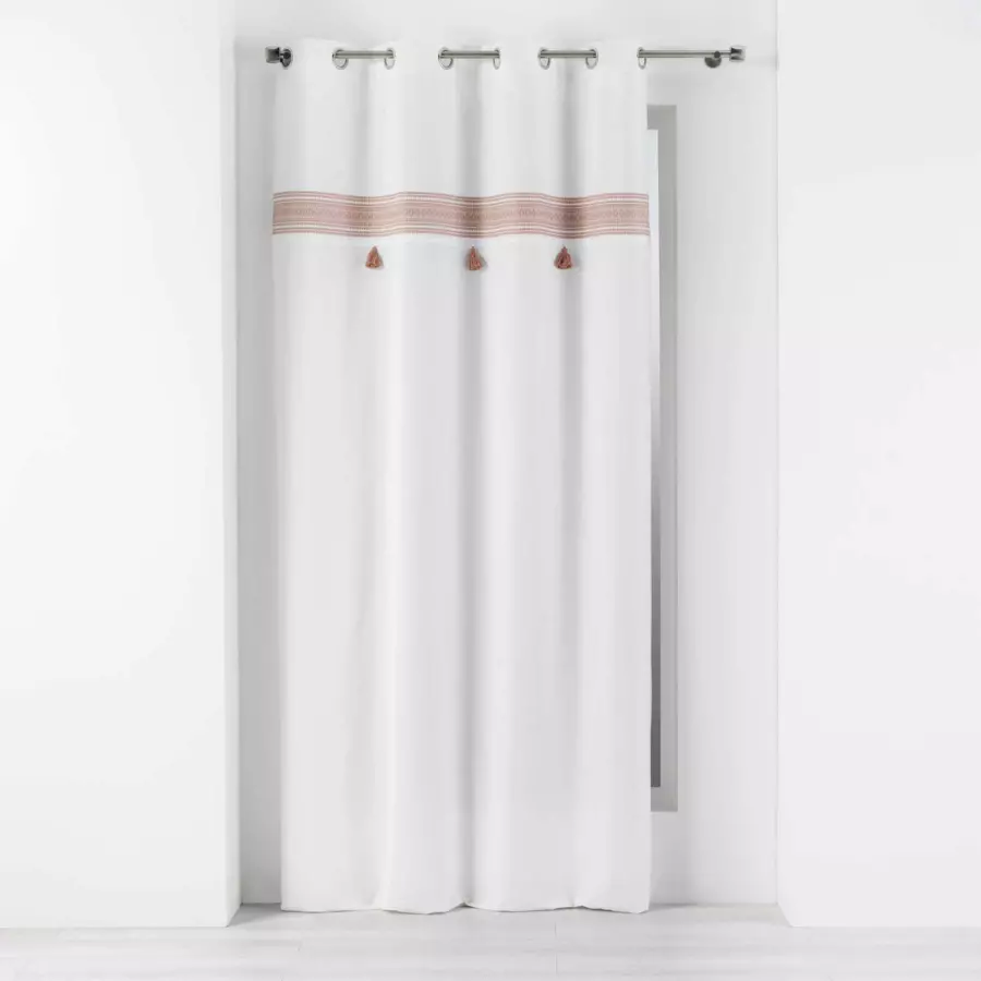 Rideau coton (140 x 240 cm) Amaya Rose 4