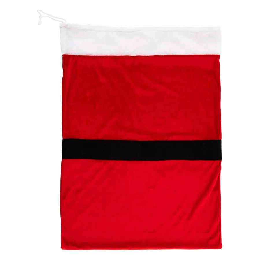 Bolsa regalo de tejido Chaqueta de Papá Noel Rojo 4