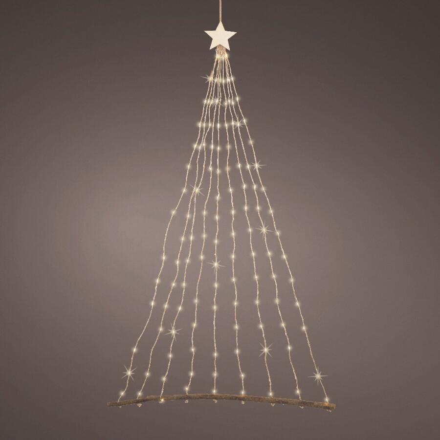 Kerstboom van touw om op te hangen 144 LED 4