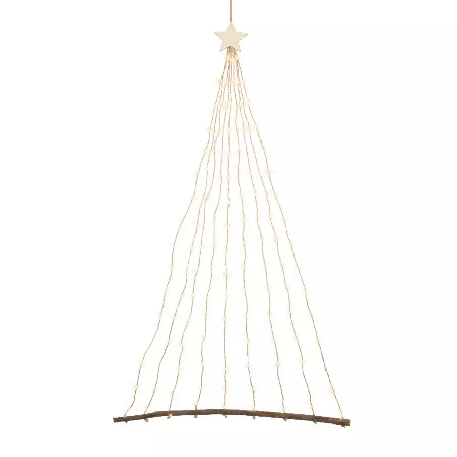 Sapin en corde à suspendre 144 LED 5