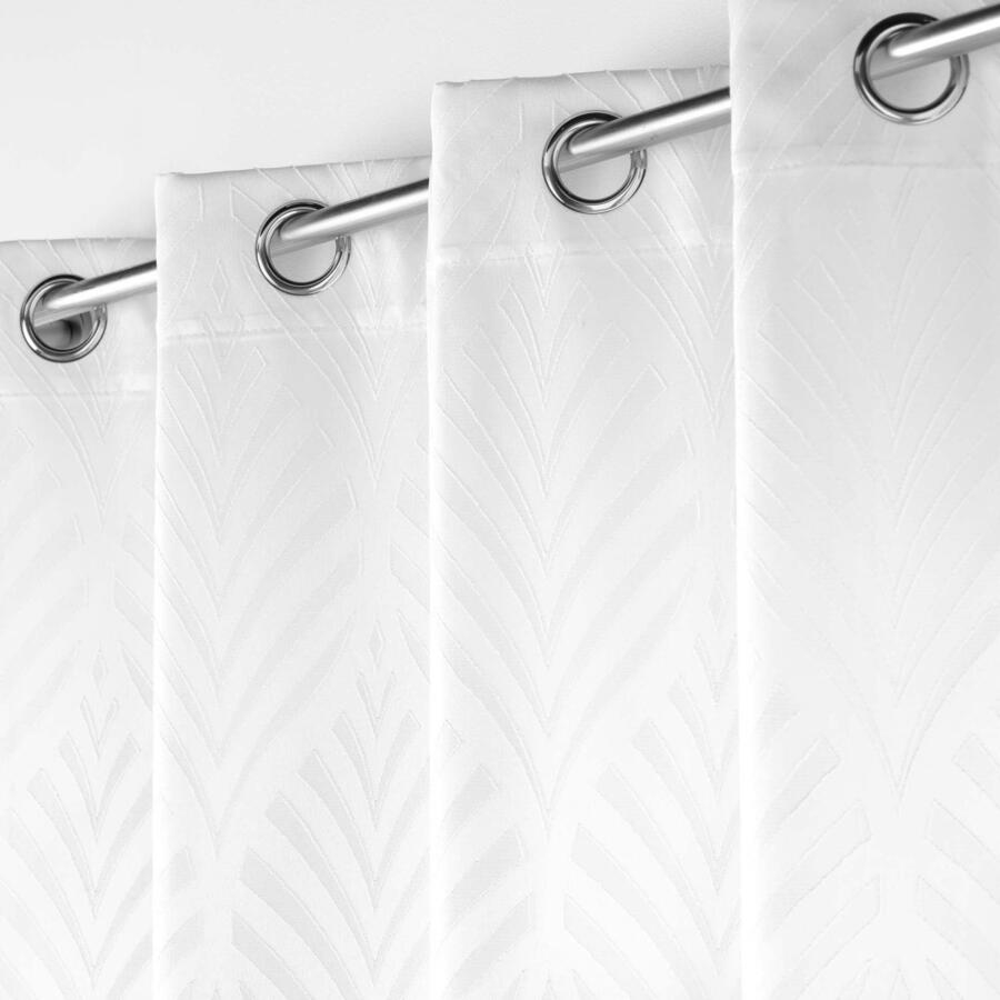 Vorhang (140 x 280 cm) Victoria Weiß
