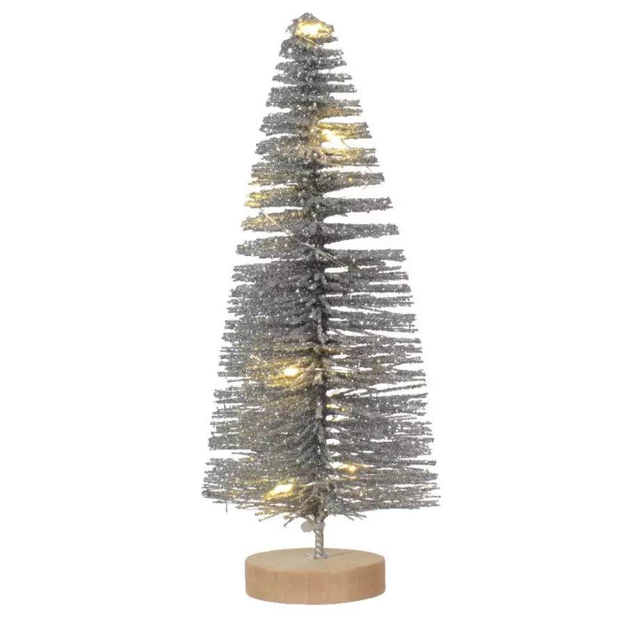 Sapin lumineux Lidy 20 cm Argent  4