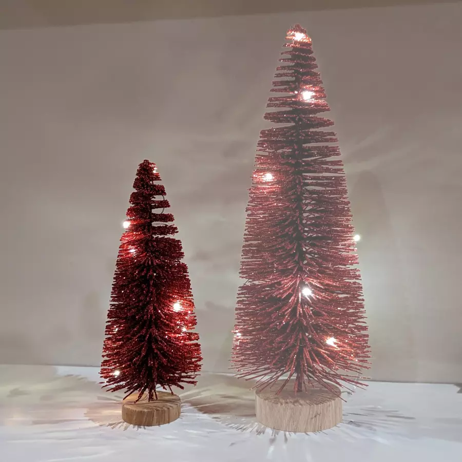 Sapin lumineux Lidy 20 cm Rouge  5
