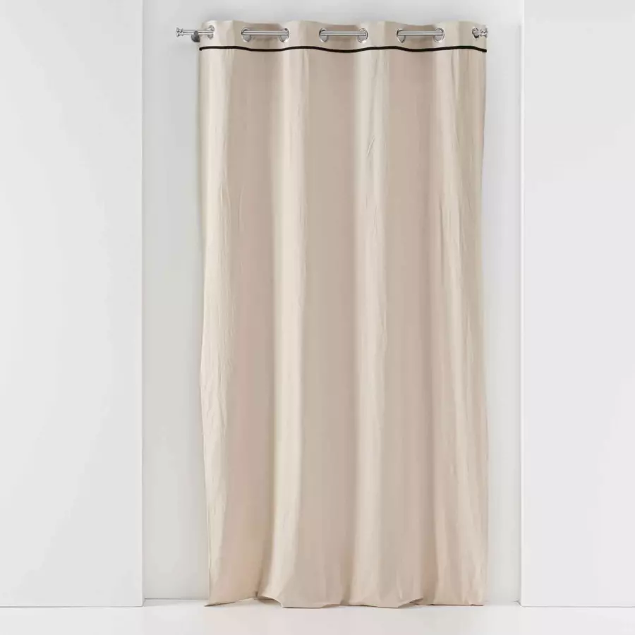 Rideau coton lavé (135 x 240 cm) Linette Beige 4