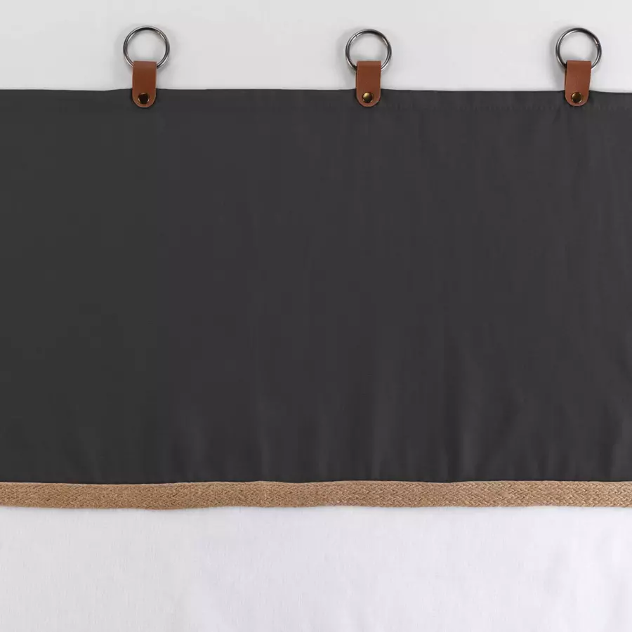 Voilage (140 x 240 cm) Leana Noir 4