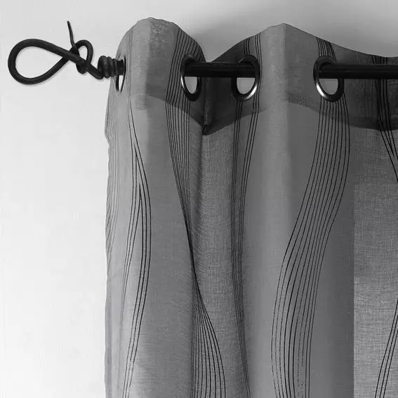 Voilage (135 x H240 cm) Essaouira Anthracite 4