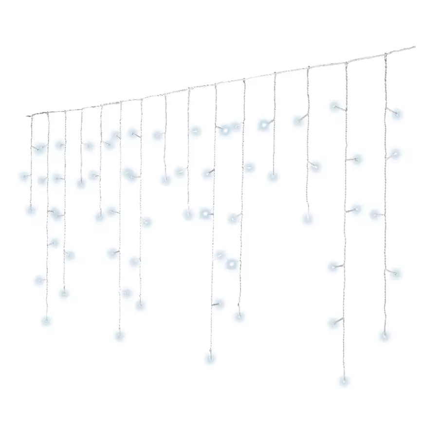 Stalactite lumineuse Timer L30 m Blanc froid 900 LED Stars XL CB 4