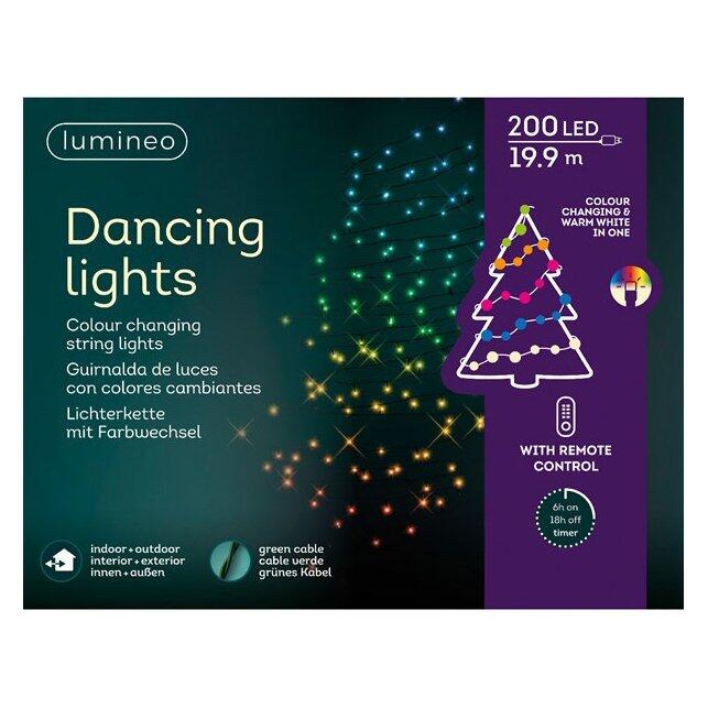 Luces de Navidad con mando a distancia Dancing lights CV 19,90 m Multicolor 200 LED 5