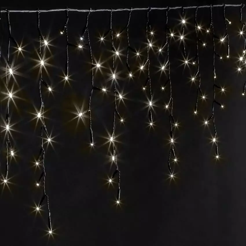 Stalactite lumineuse Stars L20 m Blanc chaud 490 LED CN 4