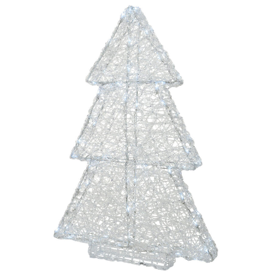 Verlichte kerstboom Arbolis Koud wit 60 LED's 4