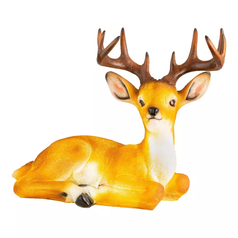 Cerf lumineux blanc chaud 8 LED