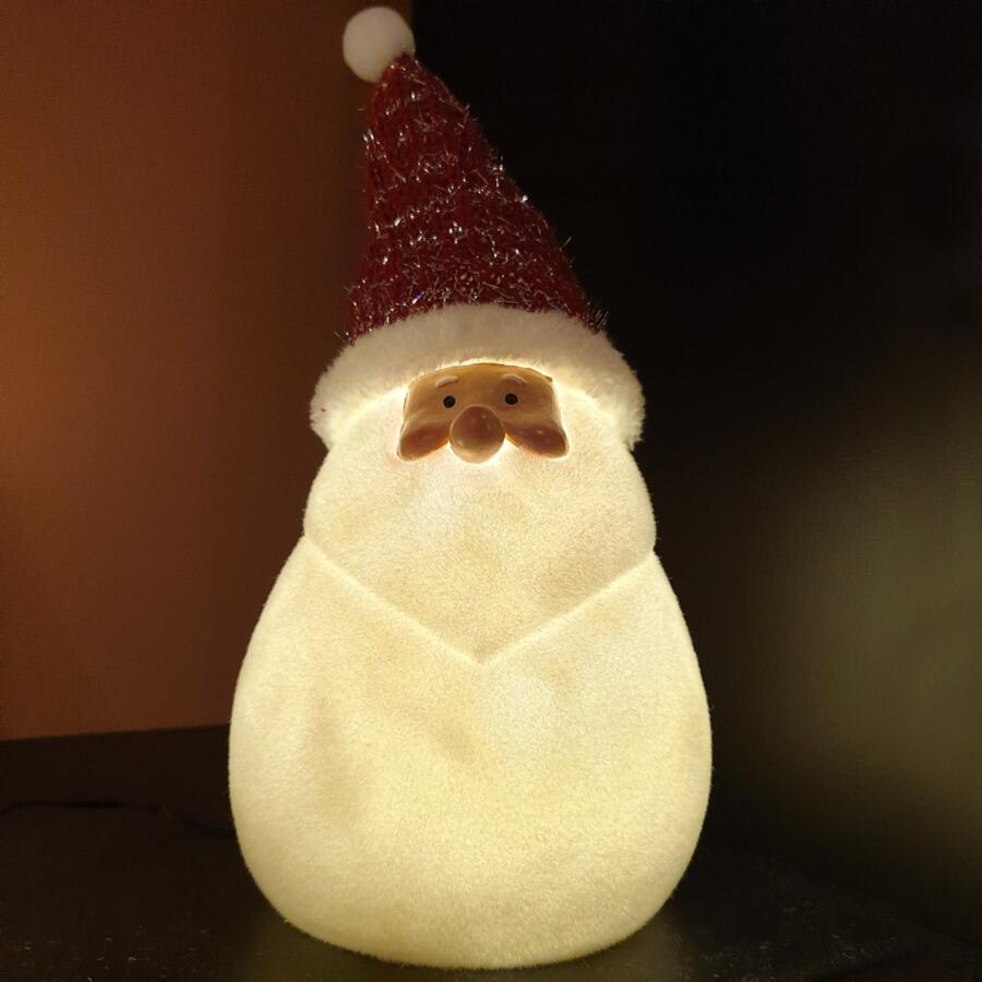 Père Noël lumineux à piles Ennry Blanc chaud 4 LED 4