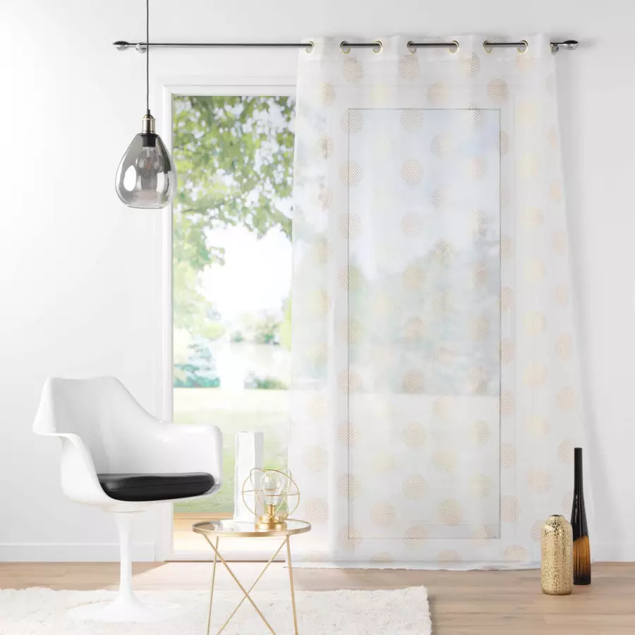 Visillo (140 x 240 cm) Sixtine Oro