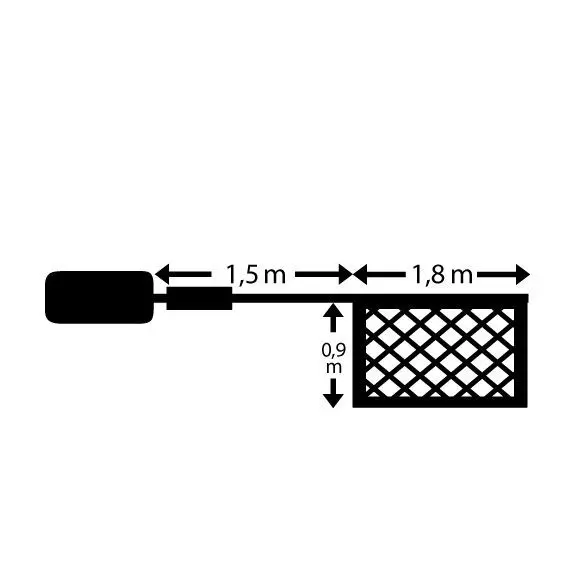 Lichtgordijn 192 LED Durawise koud wit 4