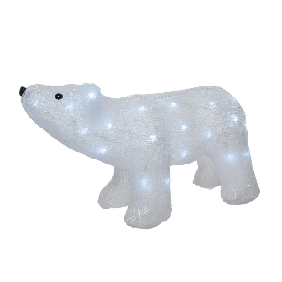 Ours lumineux à piles Titouan Blanc froid 40 LED 4