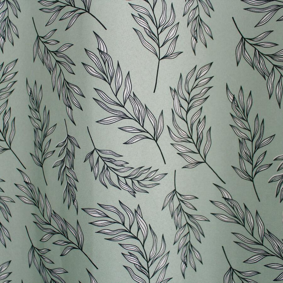 Cortina semi opaca (135 x 240 cm) Lily Verde salvia 4