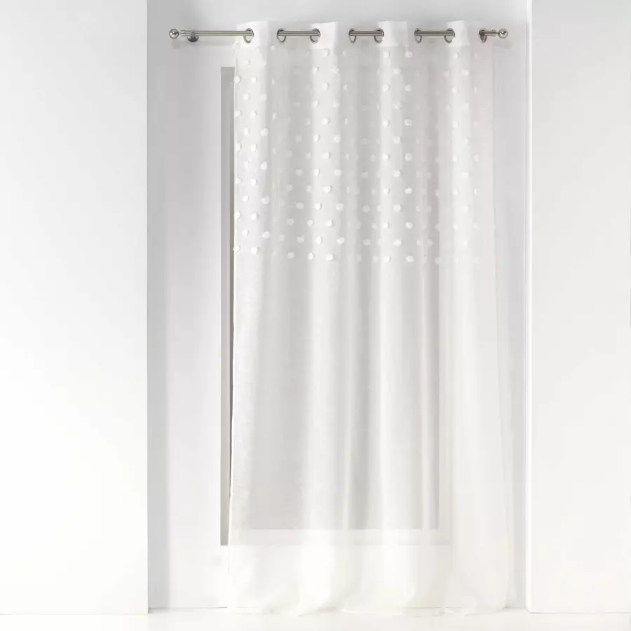 Visillo (140 x 240 cm) Melusine Blanco 4