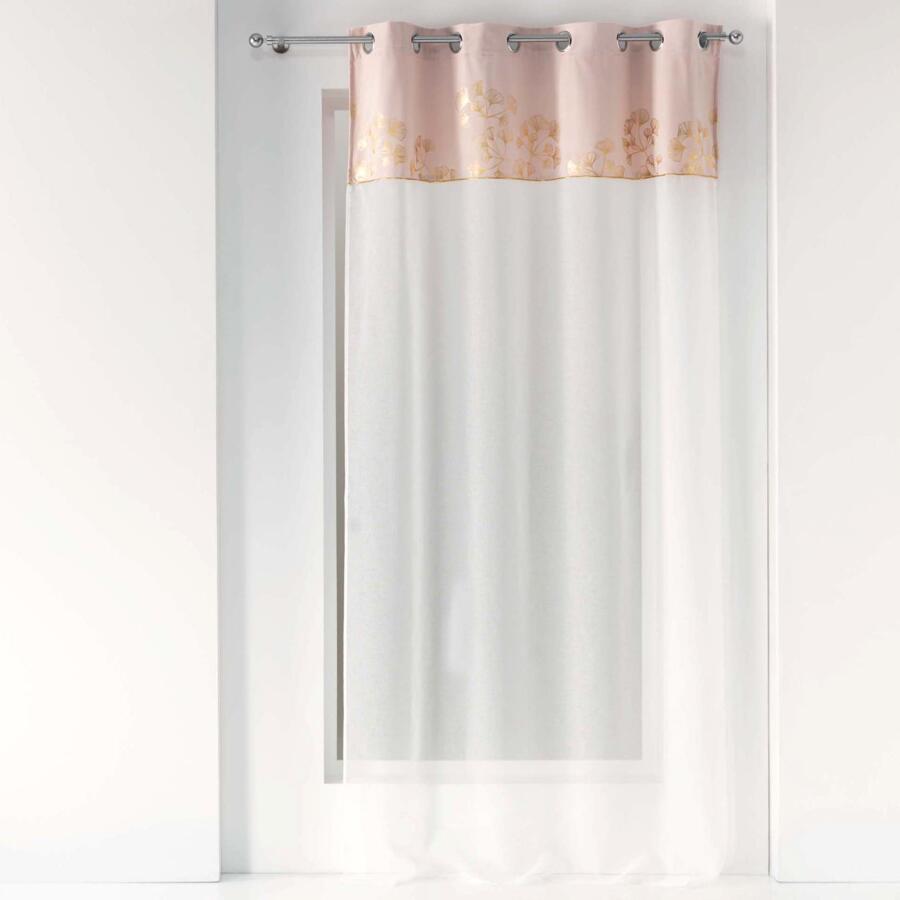 Tenda trasparente (140 x 240 cm) Milarose Rosa cipria 4