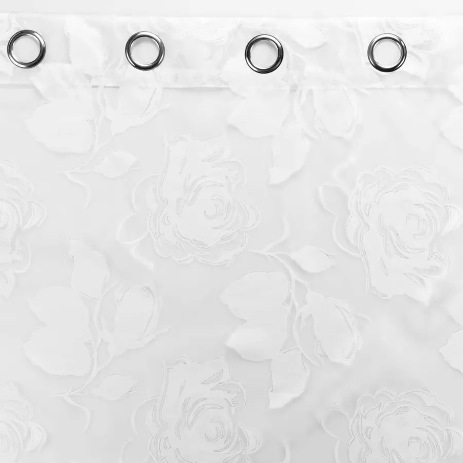Voilage (140 x 240 cm) Florinella Blanc 4