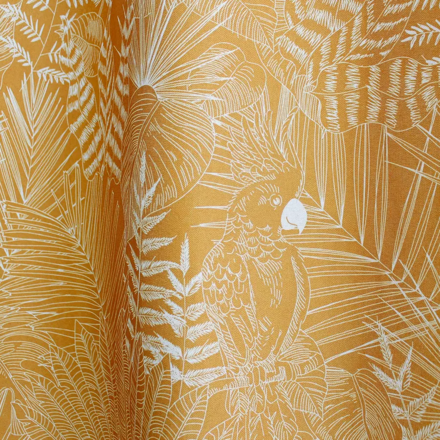 Cortina semi opaca (135 x 240 cm) Tasmania Amarillo mostaza 4