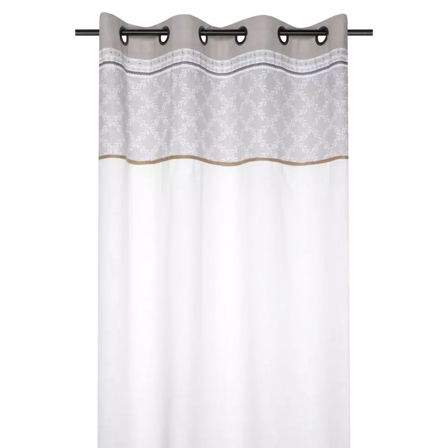 Cortina semi opaca (140 X 260 cm) Delila Beige 4