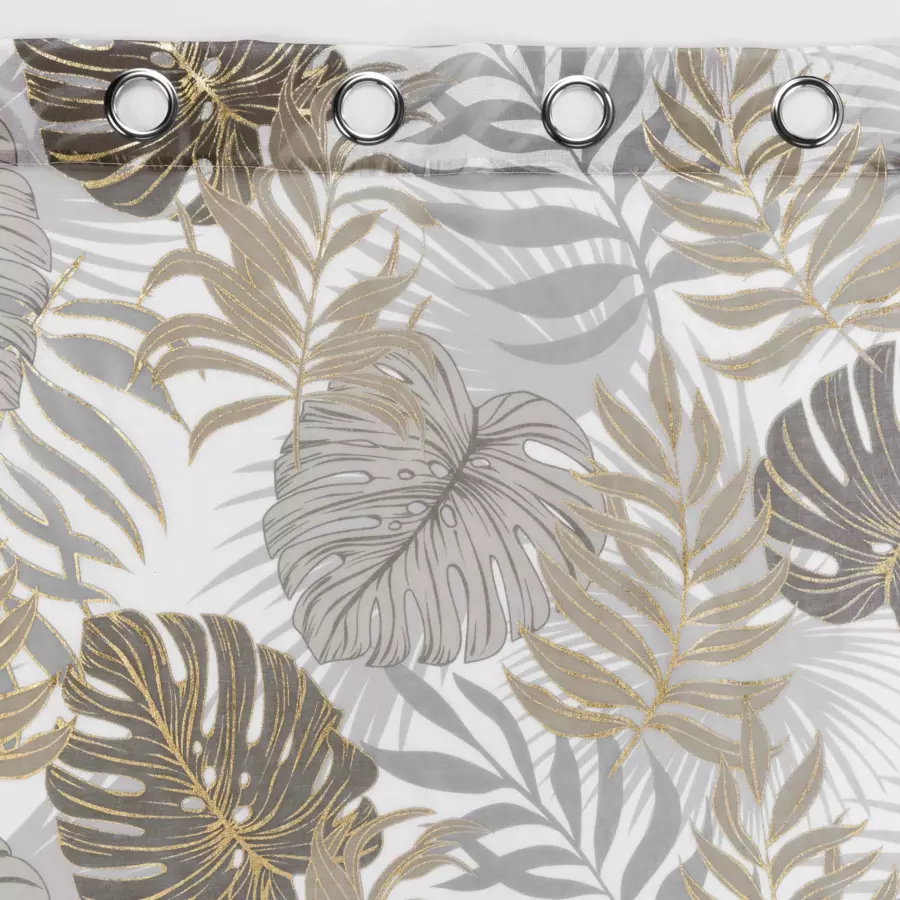 Visillo (140 x 280 cm) Mogador Gris 4
