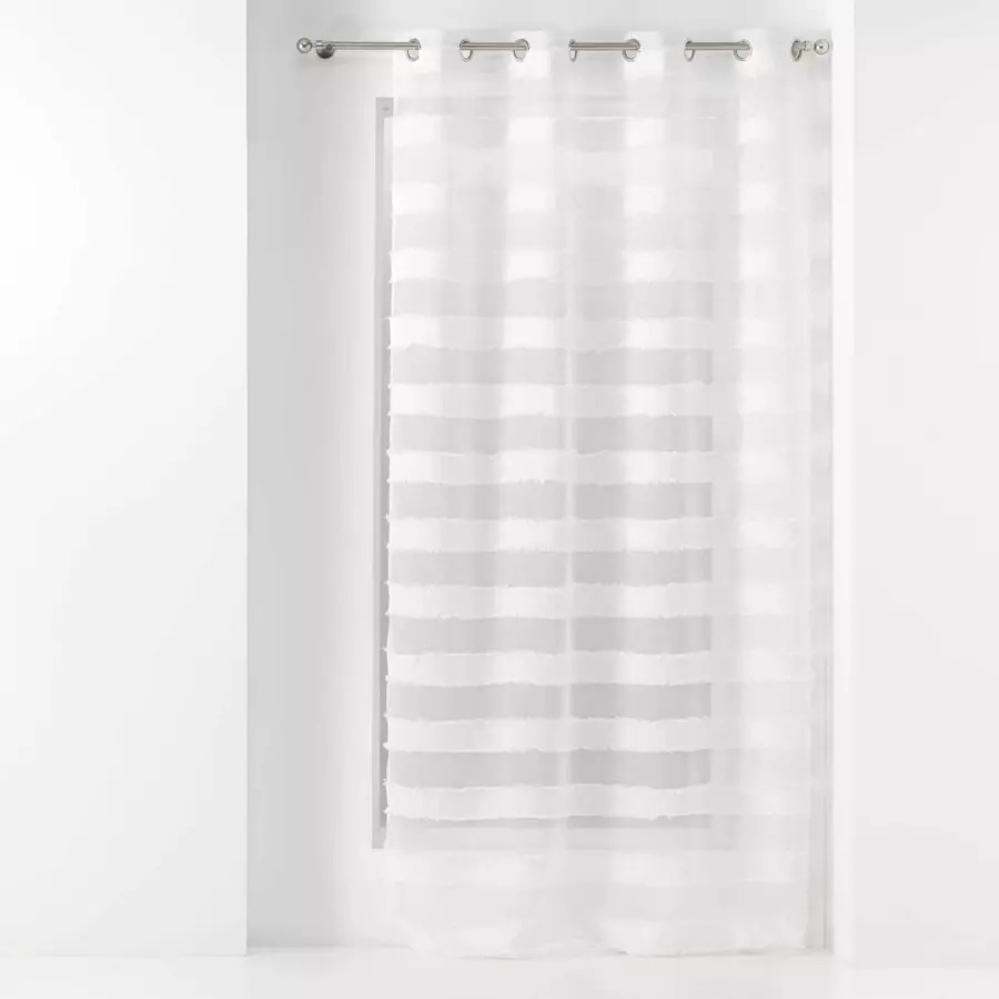 Voilage (140 x 260 cm) Lalina Blanc 4