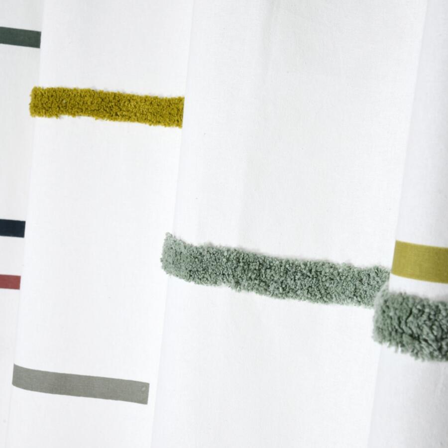 Rideau coton (140 X 260 cm) Papercut Multicolore 4
