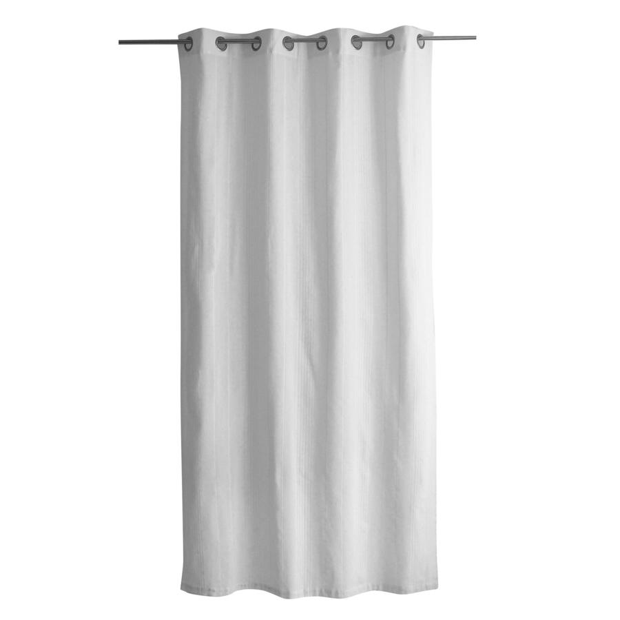 Vorhang aus recycelter Baumwolle (140 x 240 cm) Bombay Weiß 4