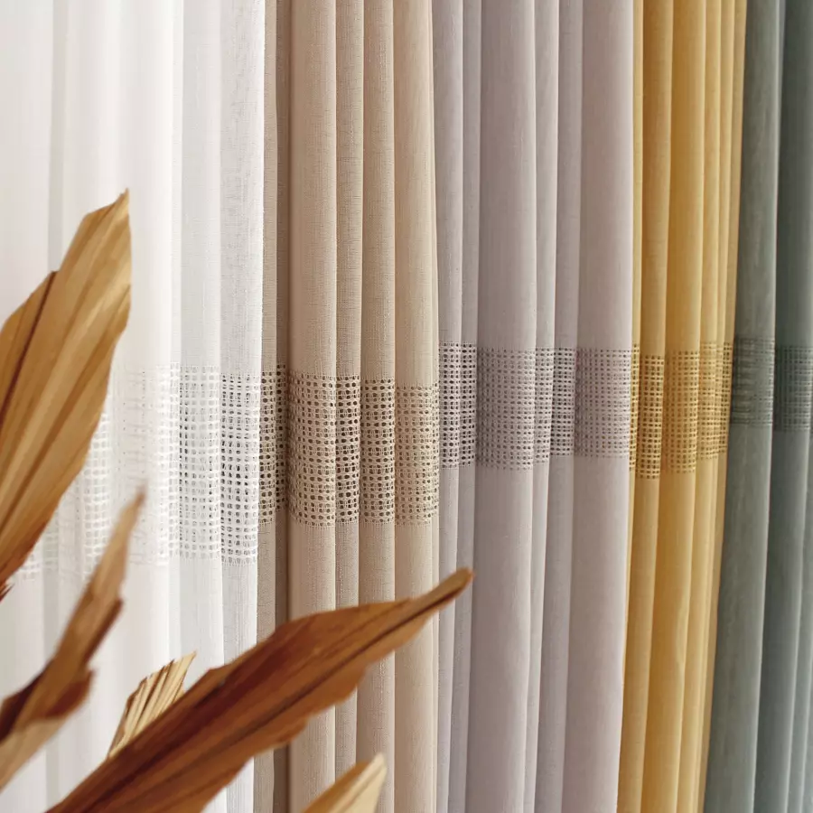 Voilage (140 x 240 cm) Mia Jaune ocre 5