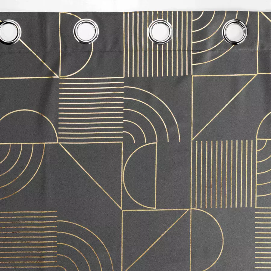 Cortina  semi-opaca(140 x 260 cm) Lineor Gris antracita 5