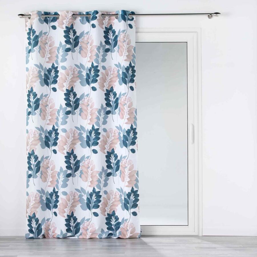 Vorhang (140 x 260 cm) Belline Weiß und blau 4