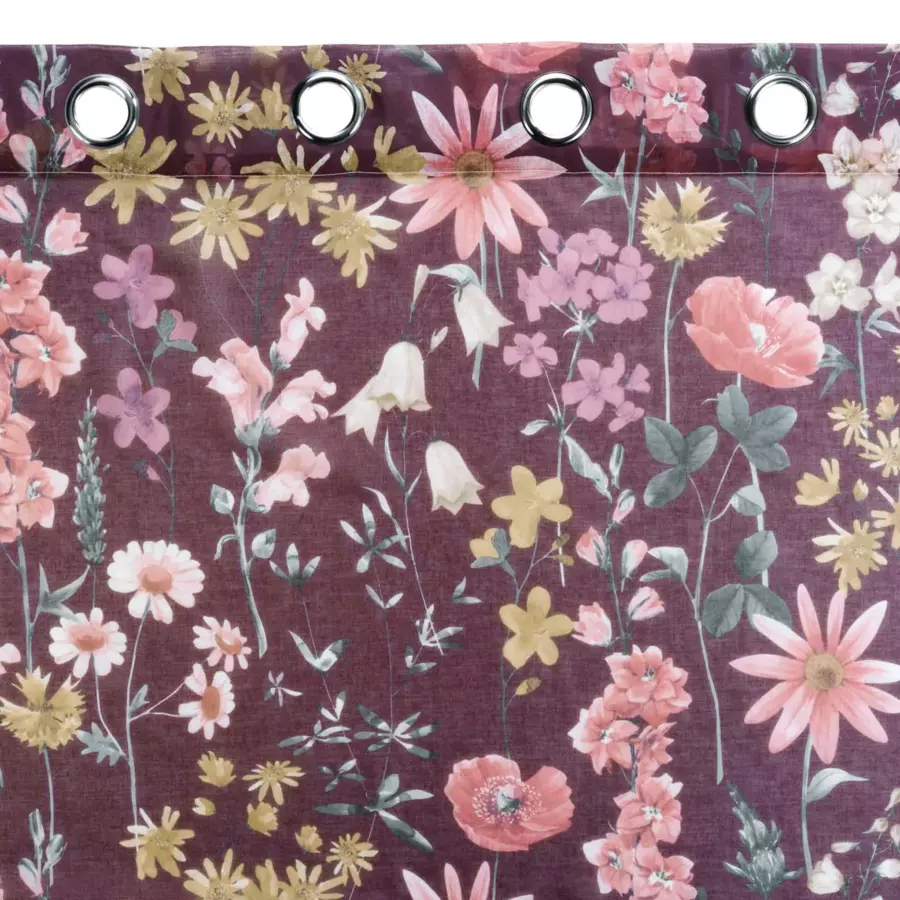 Voilage (140 x 240 cm) Florabella Violet prune 4