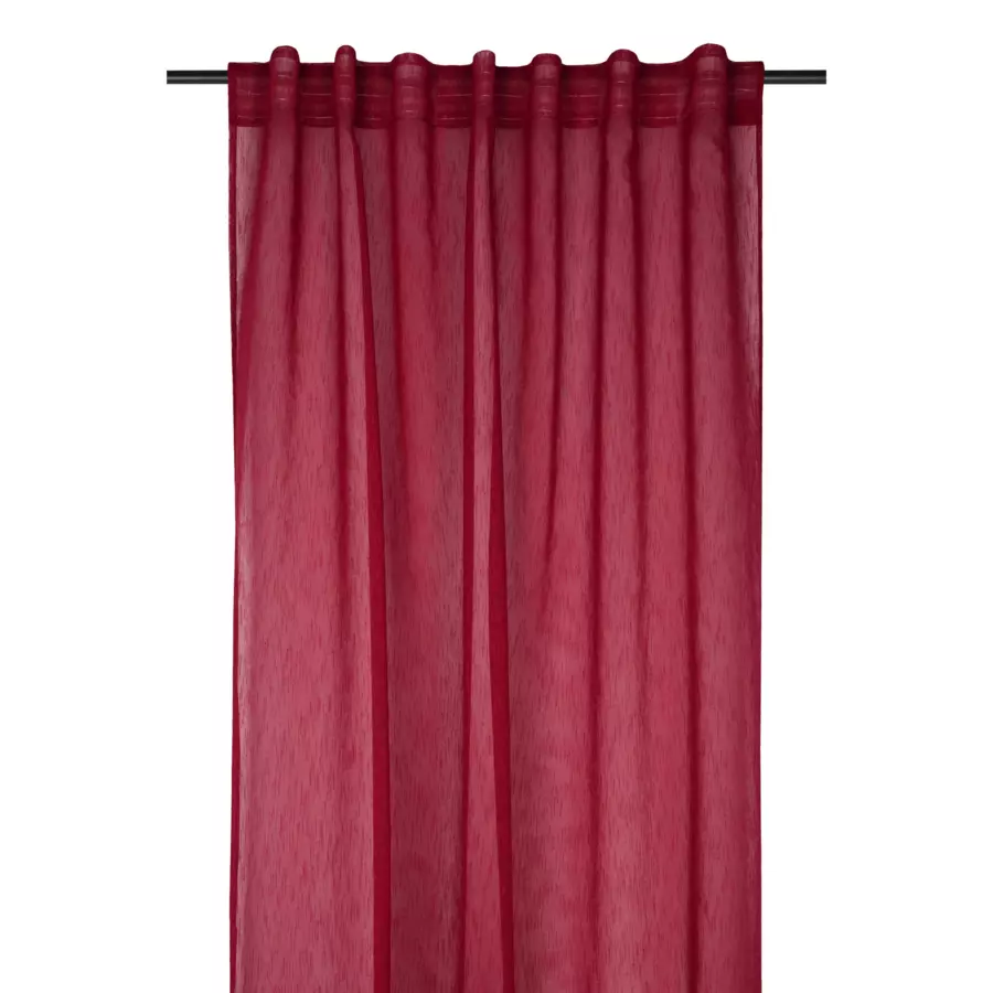 Voilage galon fronceur (140 x 260 cm) Derby Rouge 5