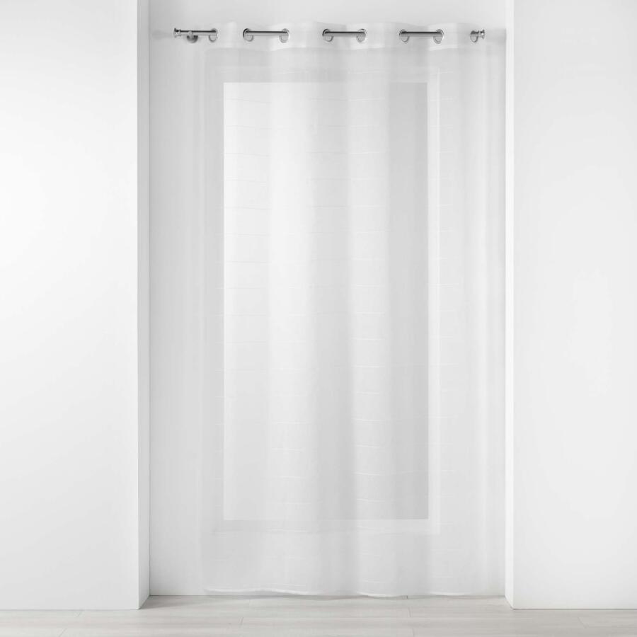 Tenda trasparente (140 x 240 cm) Ninon Bianco 4
