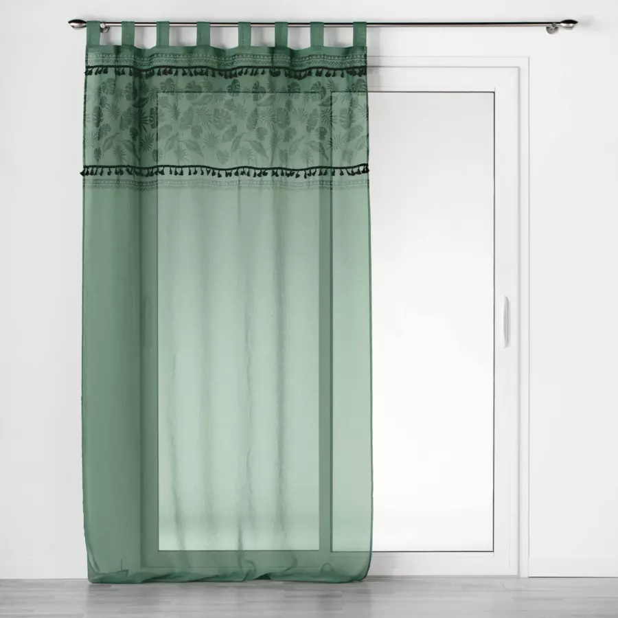 Visillo (140 x 240 cm) Milagreen Verde 4